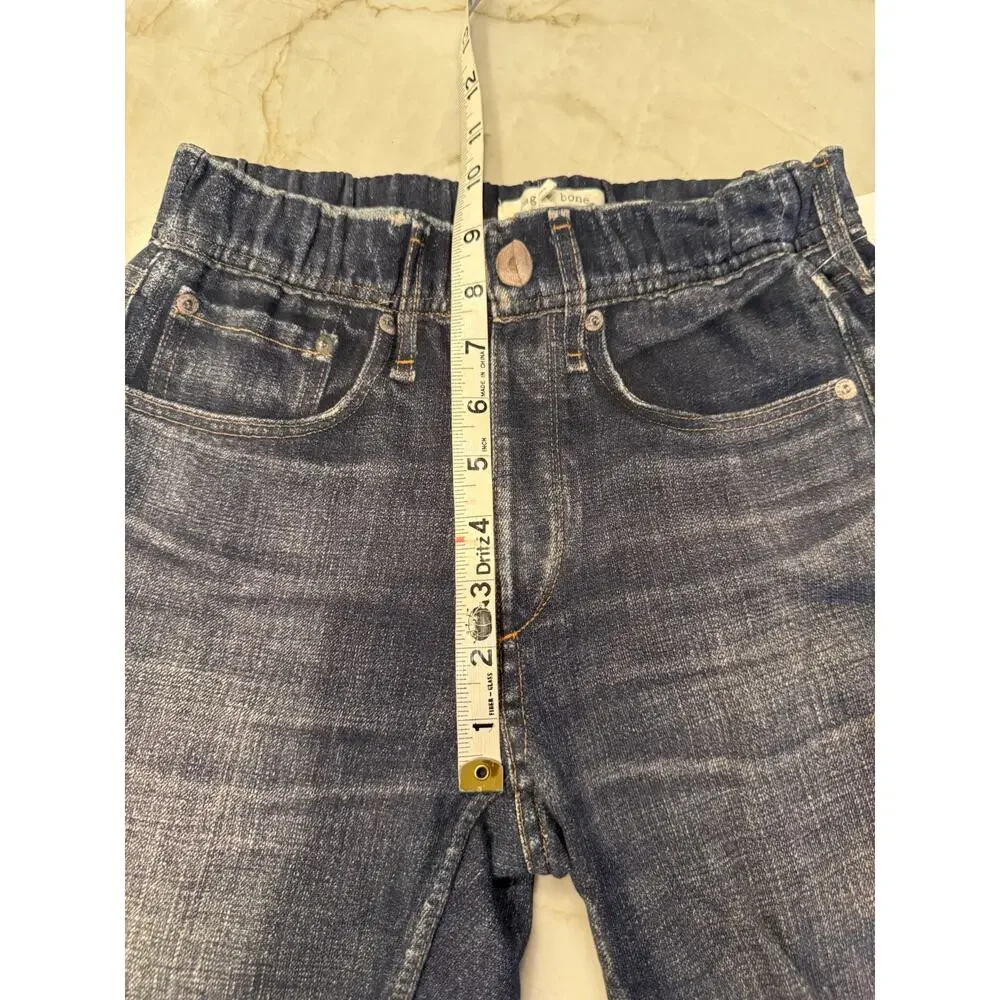 Rag & Bone Miramar Jogger Pants Sz XXS Women’s Blue Jeans Denim Print - Picture 11 of 16